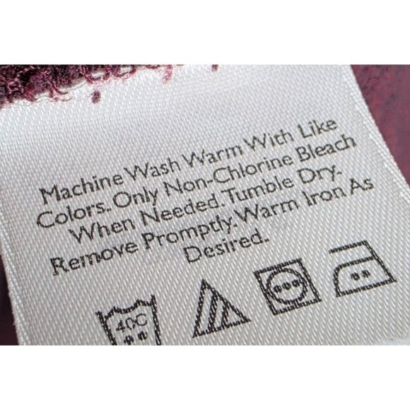 Eddie Bauer Mens Sweater L Tall Plum Purple Pullover Crewneck Long Sleeve Cotton - Picture 9 of 15